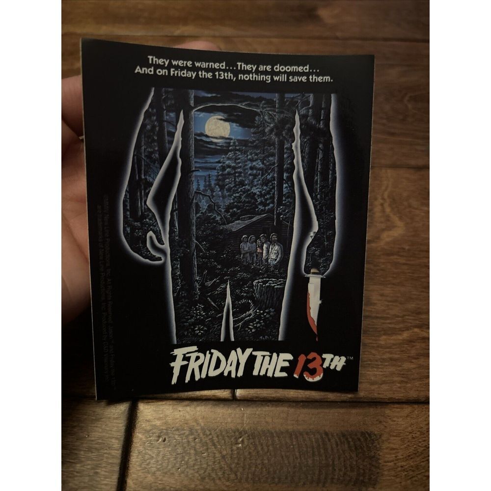 Friday the 13th 2004 Licensed‎ Movie Glossy Sticker Collectible Merchandise Y2K